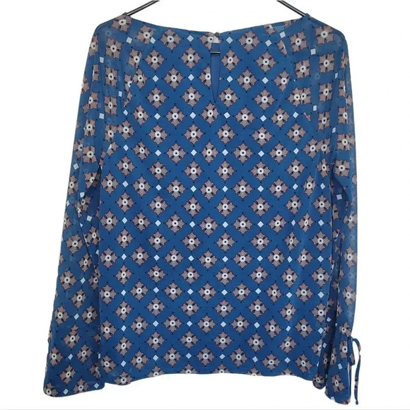 41 hawthorn sebrina tie bell sleeve top Size Small - Picture 7 of 7